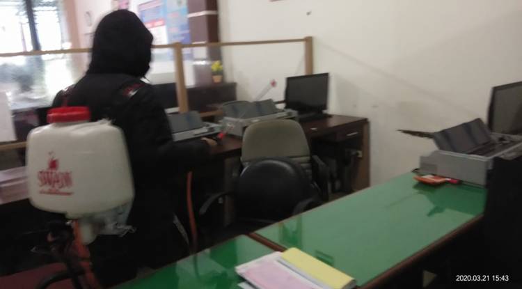 UPTD PPD MALINGPING MELAKUKAN LANGKAH-LANGKAH PENCEGAHAN PENYEBARAN VIRUS CORONA (CIVID-19)