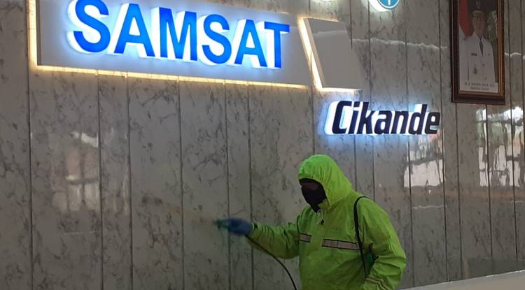 UPAYA PENCEGAHAN VIRUS CORONA (COVID-19) DI UPTD PPD CIKANDE