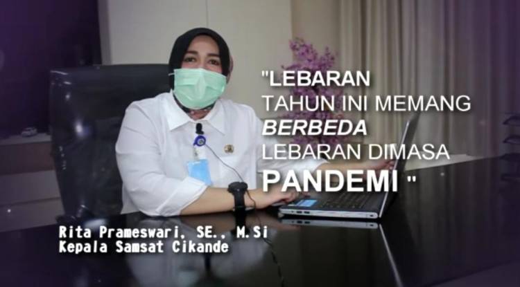 HIMBAWAN DARI PEGAWAI UPTD PPD CIKANDE UNTUK LEBARAN DI MASA PANDEMI