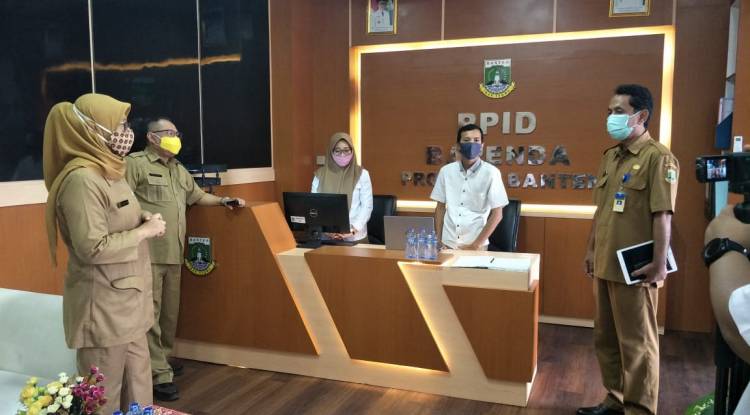 Kunjungan Kadiskominfo Provinsi Banten selaku PPID Utama ke Bapenda Provinsi Banten selaku PPID Pembantu