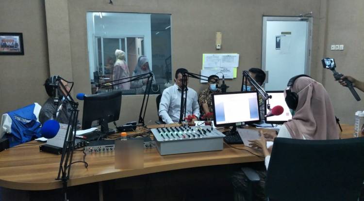 Sosialisasi Pergub No 60 th 2020 di Radio Barata Fm Cipondoh Tangerang