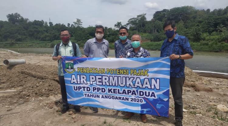 UPTD PPD Kelapa Dua Melakukan Penelusuran Potensi Pajak Air Permukaan