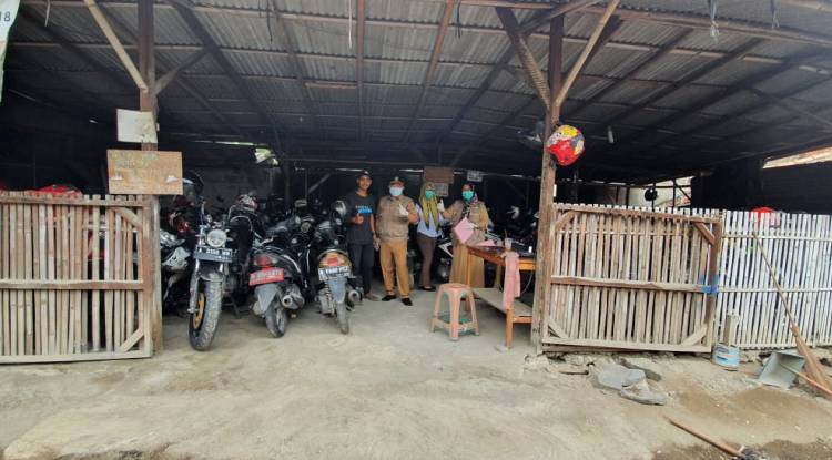 UPTD PPD Cikokol Melakukan Kegiatan KBMDU di Tempat Penitipan Motor Palem Semi 