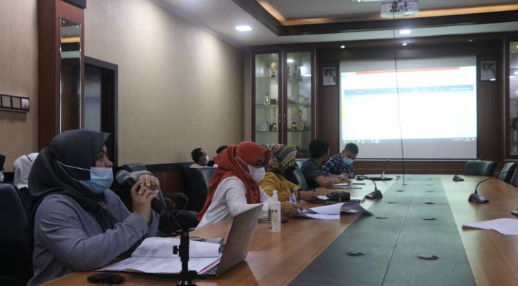 Rapat Pengisian Format Lembar Kerja Evaluasi dalam rangka Penilaian Mandiri Pelaksanaan Reformasi Birokrasi Tahun 2020