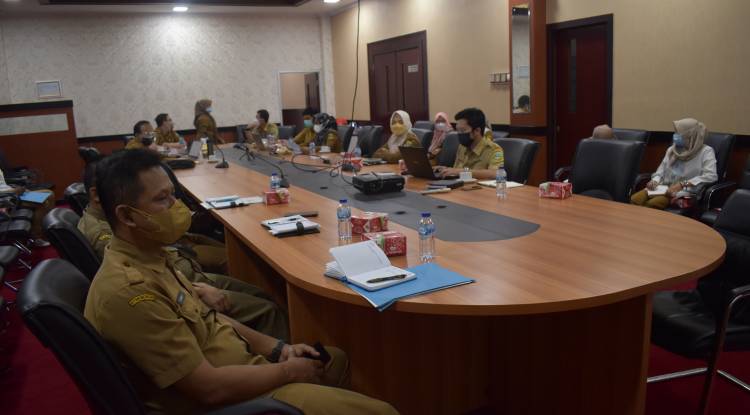 Rapat Capaian Realisasi Kinerja dan Realisasi Anggaran Bulan Juli 2021 