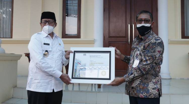 Gubernur Banten Terima Penghargaan BKN Award 2021 