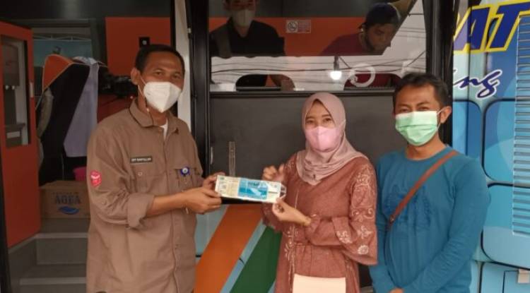 Dua Pembayar Pajak di Mobil Samling Dapat Bonus