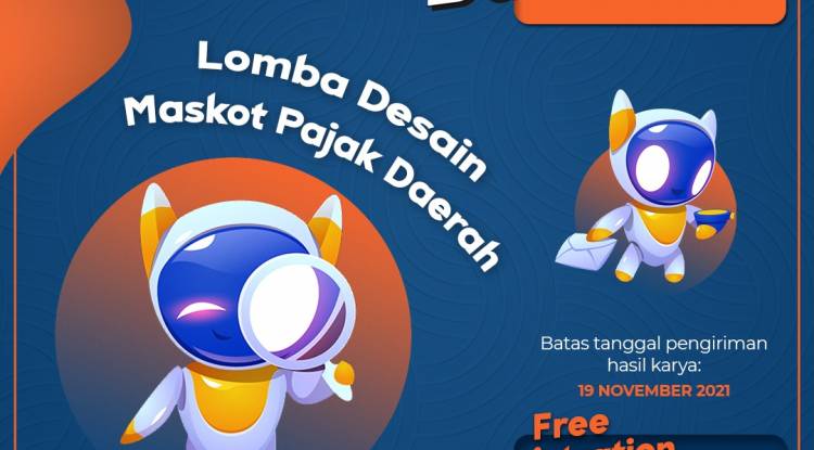 Badan Pendapatan Daerah Provinsi Banten menyelenggarakan Lomba Desain Maskot Pajak Daerah Provinsi Banten Tahun 2021