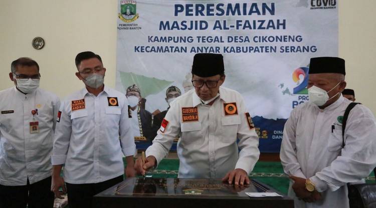 Resmikan Masjid, Gubernur Banten : Jangan Lupakan Ibadah