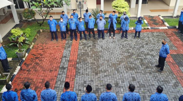 Bapenda Melaksakan Apel Kesadaran Nasional