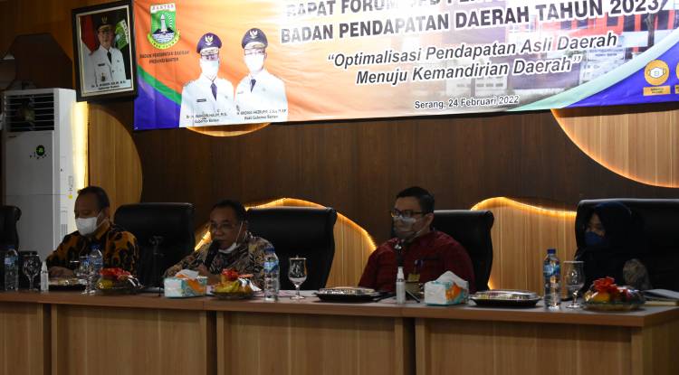 Rapat Forum Renja Badan Pendapatan Daerah Provinsi Banten Tahun 2023
