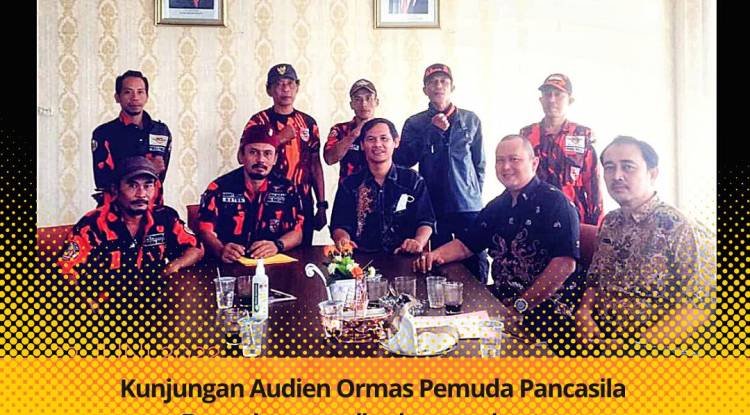 Bahas koordinasi, Uptd ppd pandeglang menerima audiensi Pemuda Pancasila