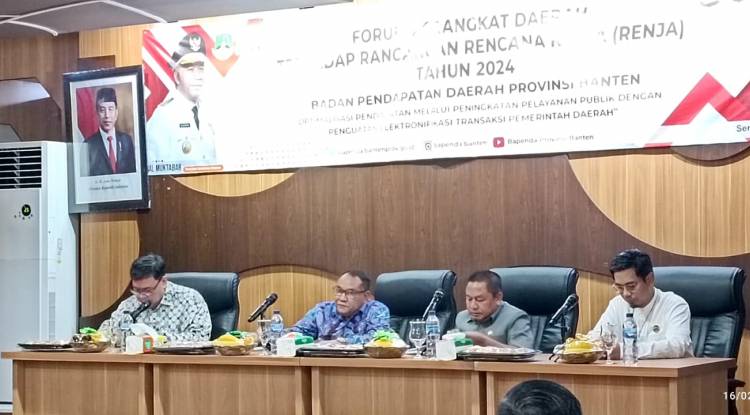 Pelaksanaan Forum Perangkat Daerah terhadap Rancangan Rencana Kerja (Renja) pada Badan Pendapatan Daerah Provinsi Banten Tahun 2024