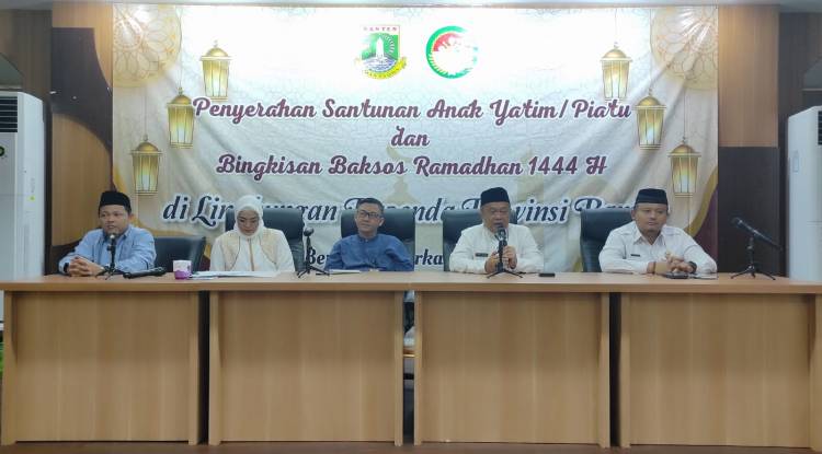 Menyebarkan kebaikan, DWP Bapenda Banten melaksanakan Bakti Sosial Dan Santunan Anak Yatim