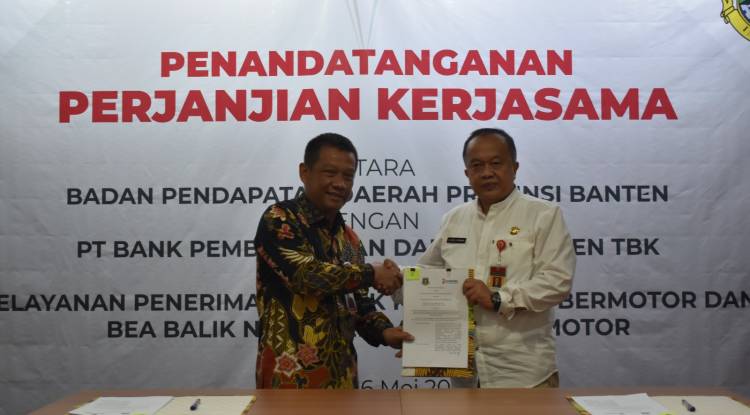 Menjalin Kerjasama kembali antara Badan Pendapatan Daerah Provinsi Banten dengan PT. Bank Pembangunan Daerah Banten, Optimalkan Pelayanan kepada Masyarakat