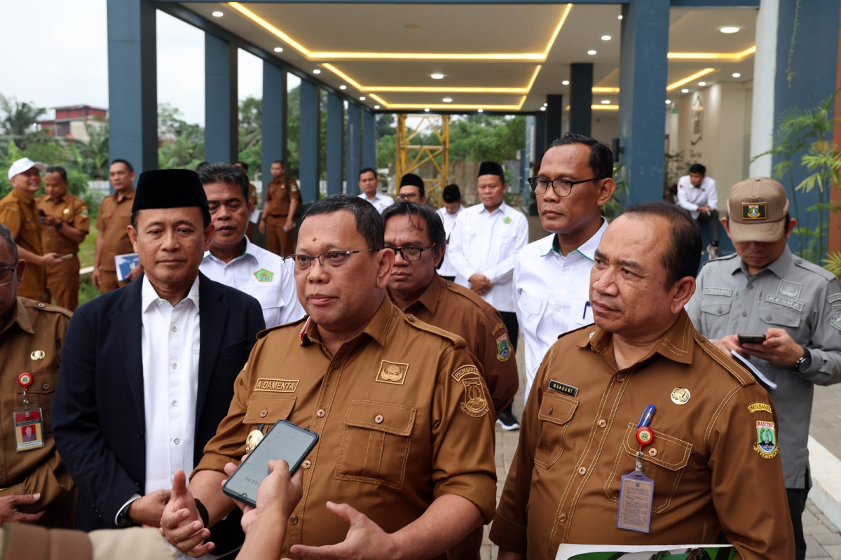 Pj Gubernur A Damenta Tinjau Asrama Haji Grand El Hajj Provinsi Banten