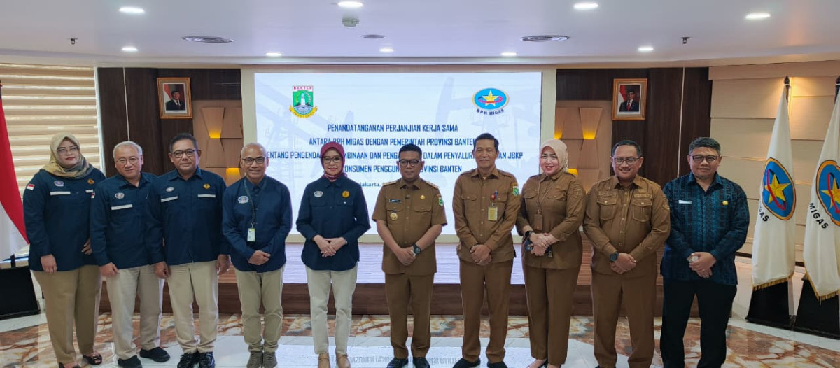 Gubernur Banten Teken Kerjasama dengan BPH Migas untuk Perkuat Distribusi BBM Subsidi