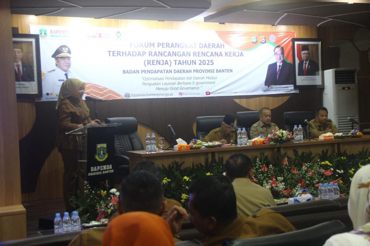 Upaya Menghadapi Tantangan Pemberlakuan Opsen Pajak  Bapenda Banten Gelar Forum Perangkat Daerah Untuk Optimalkan Pendapatan